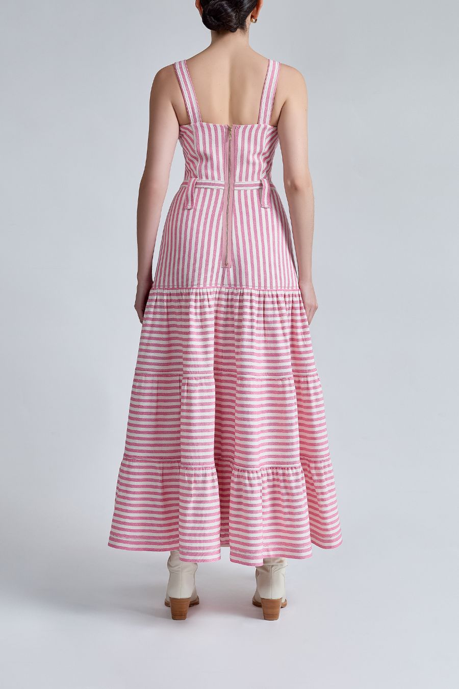 VESTIDO RAYAS CON ARNÉS